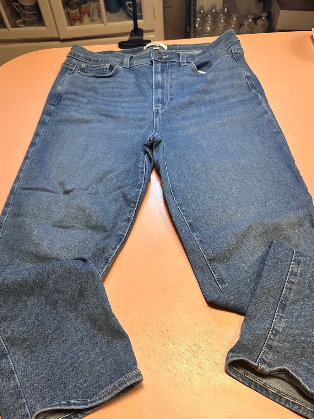 Paige “Jacqueline” Classic Straight Leg Jeans